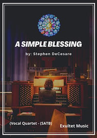 A Simple Blessing: Vocal Solo Vocal Solo & Collections sheet music cover Thumbnail
